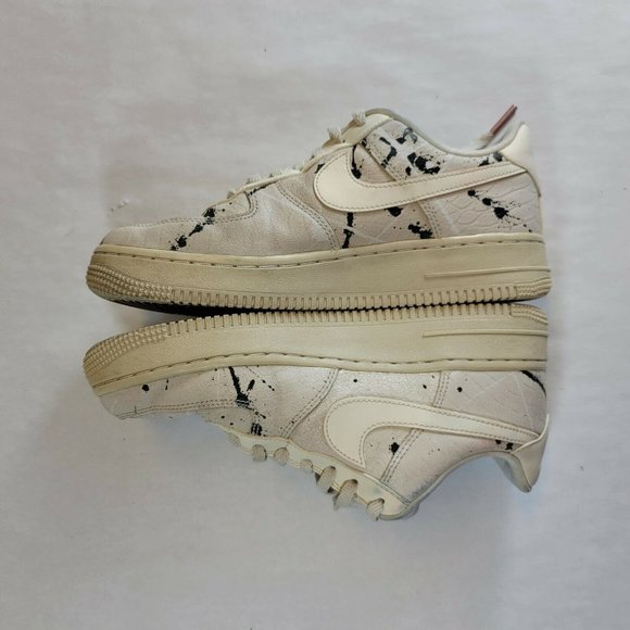 Nike Air Force 1 07 Lx Paint Splatter women size 6.5 - Picture 4 of 13